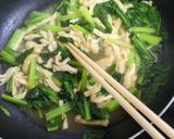 小松菜と油揚げのさっと煮作り方6写真