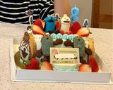 パペットスンスン💙バースデーケーキ🎂作り方17写真