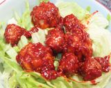 ヤンニョム焼売・鶏団子・ポーク・チキン丼作り方12写真