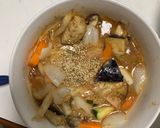 ゴロゴロ野菜と魚肉のキムチレモン味炒煮風作り方17写真