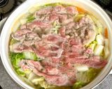 サバ缶鍋🍲豚肉入り作り方4写真