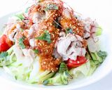 旨い〜【豚しゃぶにんにくごまだれサラダ】作り方4写真