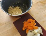 スープジャー弁当☆もち麦卵粥☆ダイエット作り方1写真