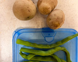 新じゃがと豚肉といんげんの旨煮作り方1写真