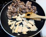 そら豆とたけのこと牛肉のオイスター炒め作り方6写真