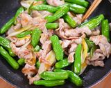 豚とネギとししとうの♪にんにく味噌炒め🤩作り方6写真