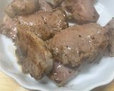豚タン塩レモン焼き！作り方4写真
