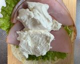 ハムとクリームチーズのサンドイッチ作り方5写真