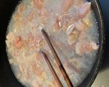 簡単！ヘルシーわかめと鶏皮、胸肉混ぜご飯作り方2写真