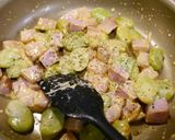 簡単!そら豆とベーコンのピリ辛炒め作り方3写真