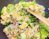 栄養たつぷり納豆レタスチャーハン作り方4写真