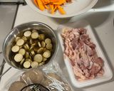 簡単！こってり鶏ごぼう炊き込みご飯作り方1写真