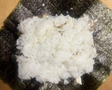 超簡単☆ザーサイとお肉のマヨおにぎらず♪作り方5写真