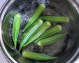 簡単 副菜 オクラと しめじの わさび和え✿作り方3写真