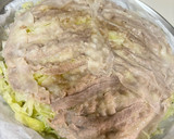 簡単♫豚バラとキャベツのとろ旨重ね蒸し作り方4写真