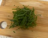 大葉たっぷり♪ツナと柚子胡椒の和風パスタ作り方1写真