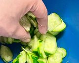 夏野菜の冷たい前菜 お茶うけ 中華サラダ作り方5写真