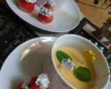 いちごサンタONプリン作り方12写真
