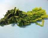 大根葉のお汁(菜げんちん)作り方3写真
