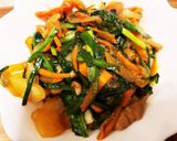 簡単豚味噌もつスタミナ野菜炒め作り方1写真