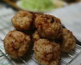 カリ！ふわっ！サクッ！肉団子作り方10写真