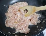ピーマンと人参の鶏ひき肉炒め作り方2写真