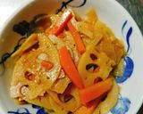 レンコンのきんぴら作り方1写真