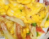 おきがる定番★かにかまぼこの天津飯作り方3写真