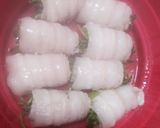 レンジで簡単！さっぱり水菜の豚肉巻き作り方5写真