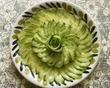 キュウリだけで綺麗なサラダ作り方15写真