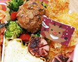今日のキャラ弁12/4(ミニオンズ ボブ作り方2写真