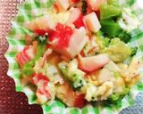 お弁当の彩りにブロッコリーとかに卵チーズ作り方4写真