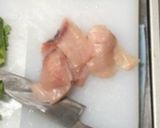 鰤と春菊の酒蒸しおろしぽん酢作り方1写真