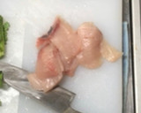 鰤と春菊の酒蒸しおろしぽん酢作り方1写真