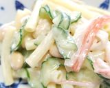 ☆作り置きに♪大豆入りマカロニさらだ☆作り方5写真