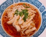 焼きそばの蒸し麺で、きつねそば？うどん？作り方3写真