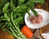 太らない食習慣☆大根葉の旨味出汁炒め作り方1写真