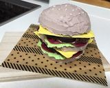 ☆ハンバーガーケーキ☆デコケーキ作り方8写真