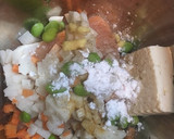 長芋とりつくねと白菜のガラスープ煮込み作り方3写真