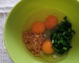 ☆なめたけ入り♪ほうれん草卵焼き☆作り方1写真