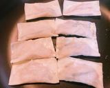 残った青椒肉絲で！バリバリ焼きワンタン作り方4写真