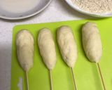 さけるチーズがビョーン☆チーズハットグ作り方10写真