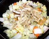 【めちゃ簡単】厚揚げきのこ白菜のうま煮作り方1写真
