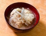 葱つくねの味噌汁作り方3写真