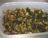 【作りおき】大根の葉と豚肉の甘辛炒め作り方4写真
