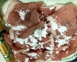 お麩の肉巻きで酢豚風★黒酢あん作り方5写真