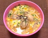簡単！牡蠣出汁たっぷり牡蠣玉うどん♬作り方4写真
