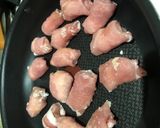 お麩の肉巻きで酢豚風★黒酢あん作り方8写真
