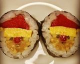 寿司型・模様巻き(クリスマス靴下)作り方16写真