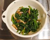 簡単☆ほうれん草と舞茸のラーポン和え☆作り方6写真